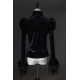 Lilith House Horrible House Velvet Standing Neck Blouse(Reservation/Full Payment Without Shipping)